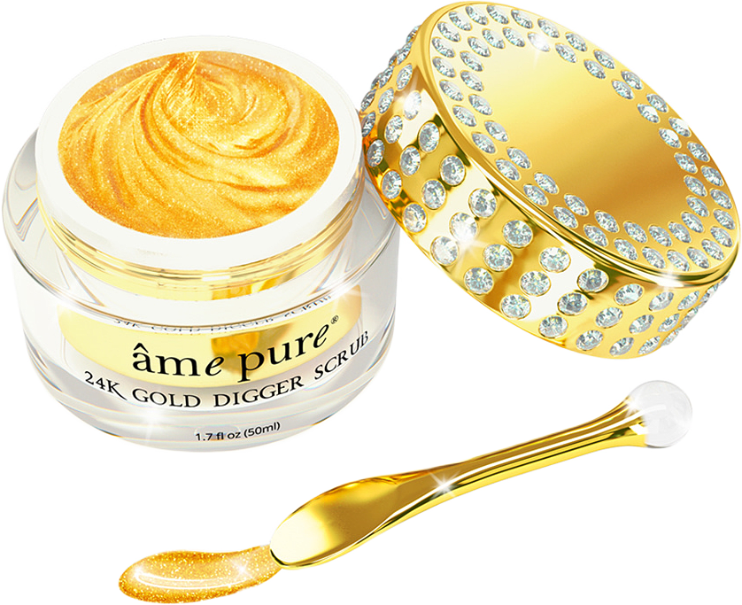 24k Gold Digger Scrub 50ml, från Âme Pure, i färgen gold.