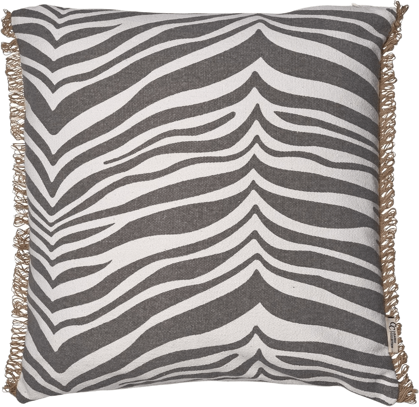 Kudde Zebra 50x50cm, från Classic Collection, i färgen titanium.