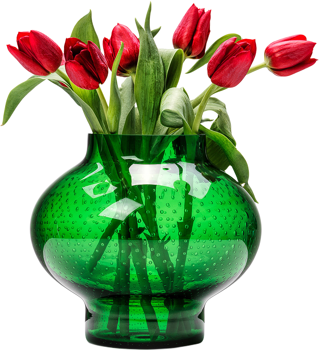 Clara Vas, Stor, från In Flore, i färgen grön.