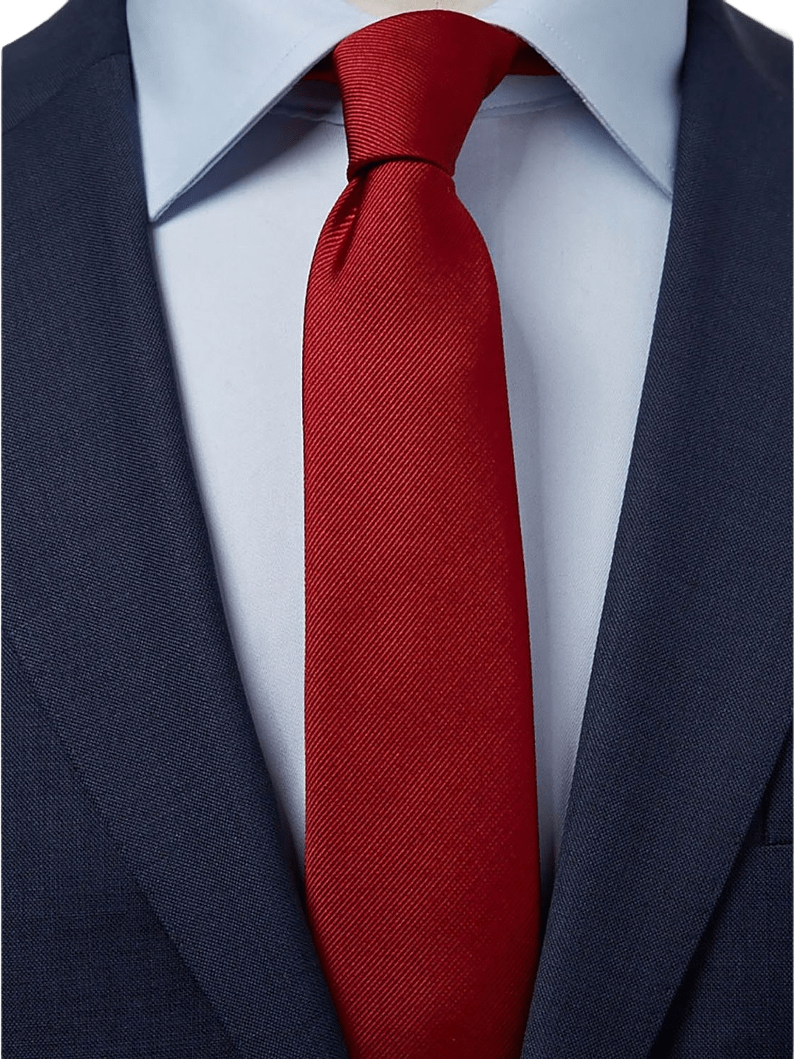 Tie Plain, från John Henric, i färgen vinröd.