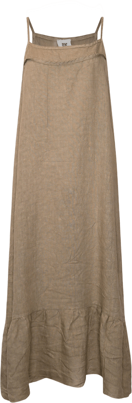 Iney, Long Dress - Dusty Green, från Tiffany, i färgen dusty green.