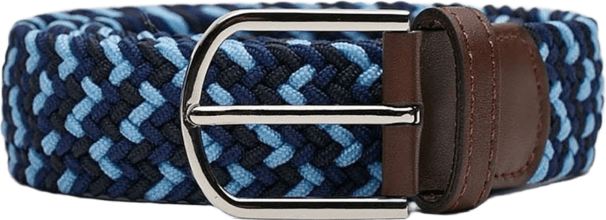Braided Belt, från John Henric, i färgen blue & light blue.