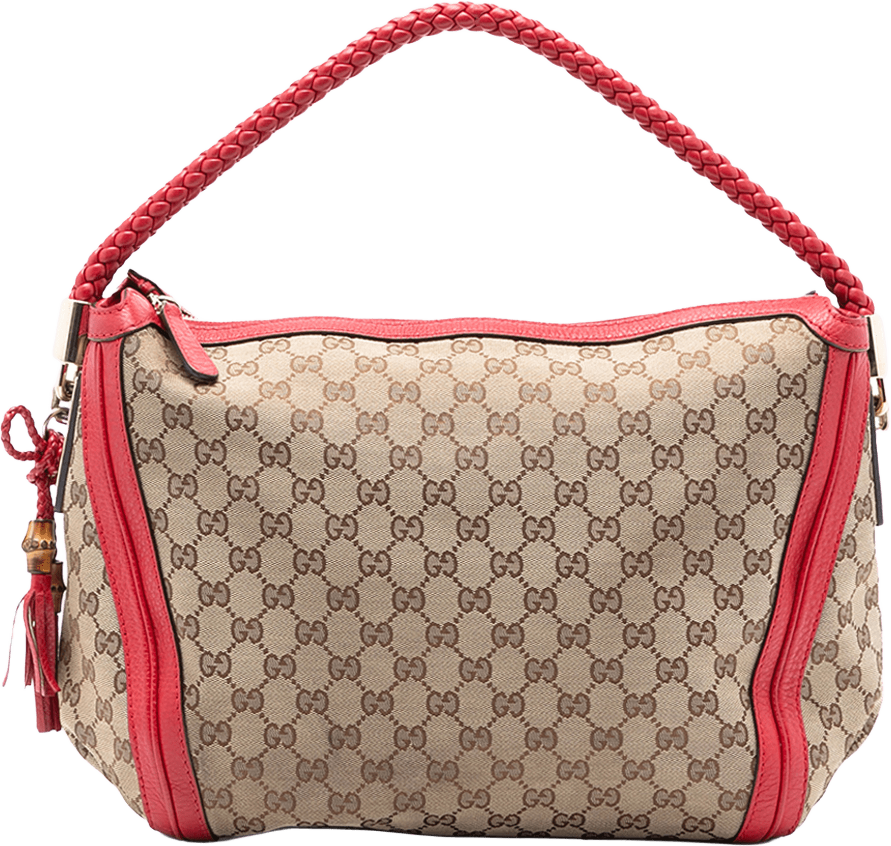 Gucci Medium Gg Canvas Bella Shoulder Bag, från Luxclusif, i färgen beige.
