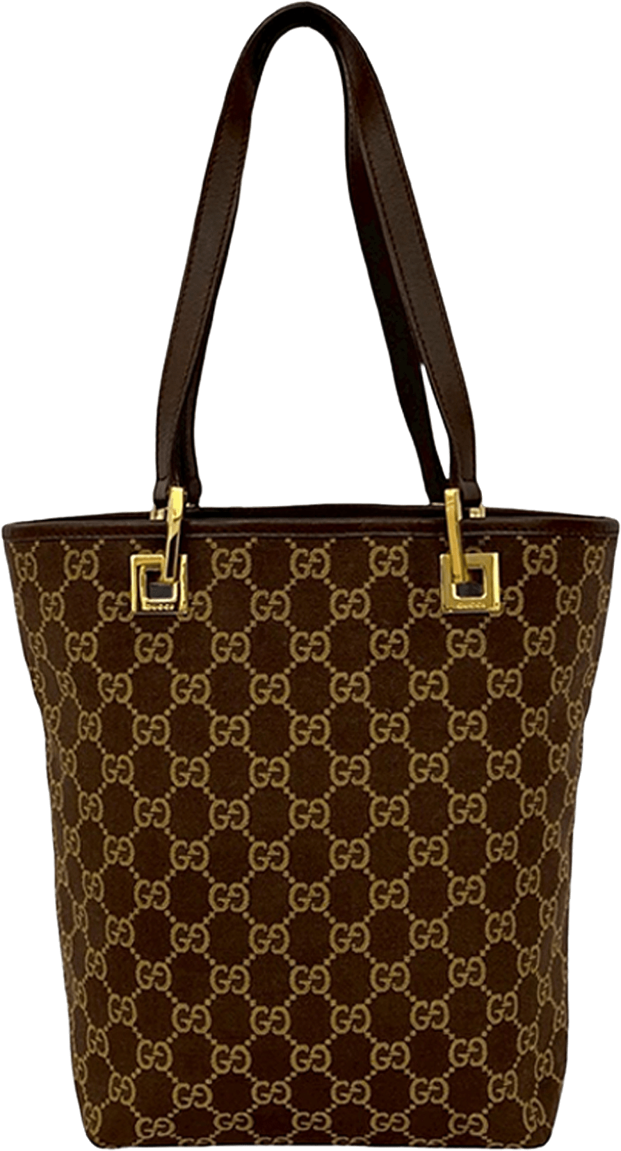 Gucci Gg Canvas Tote, från Luxclusif, i färgen dark brown.