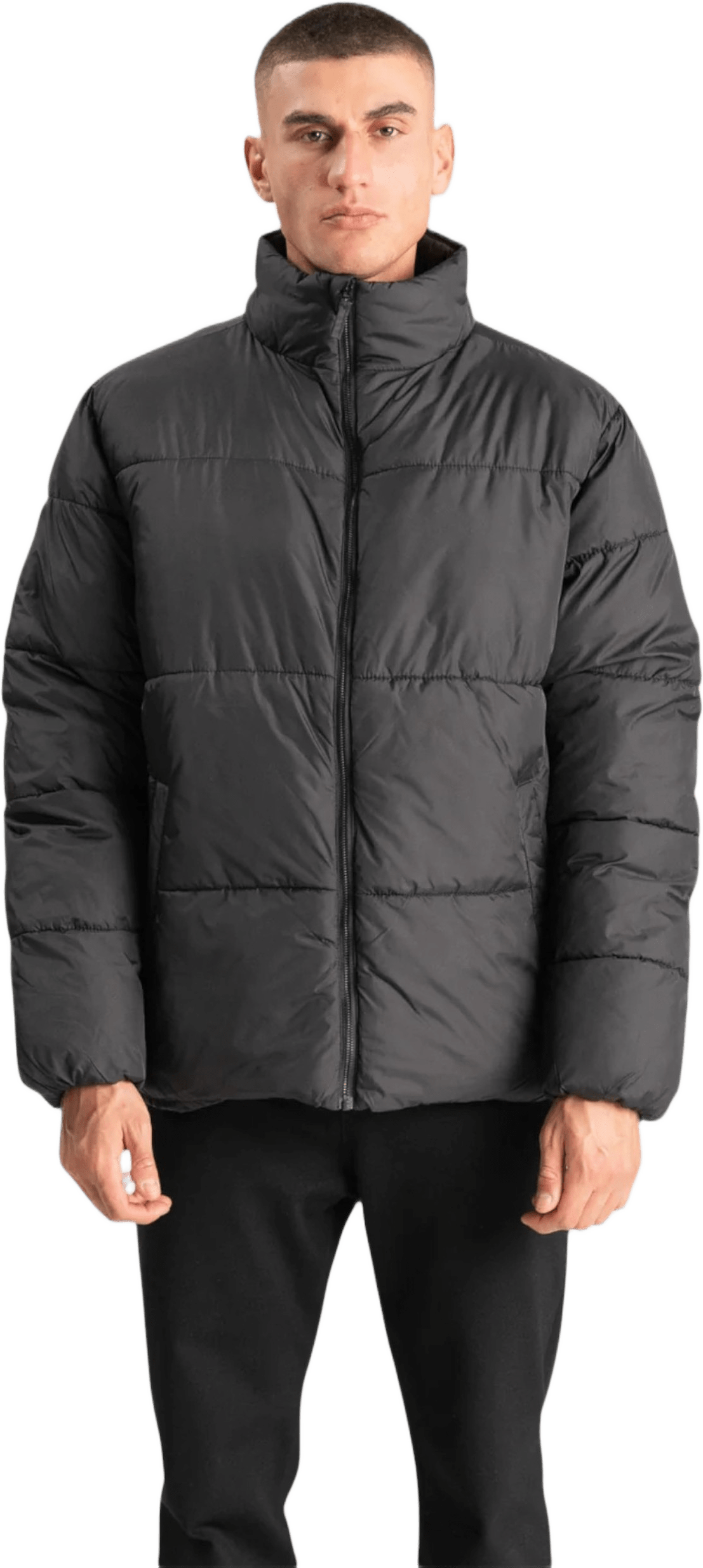 Pufferjacka, från TeeShoppen, i färgen svart.