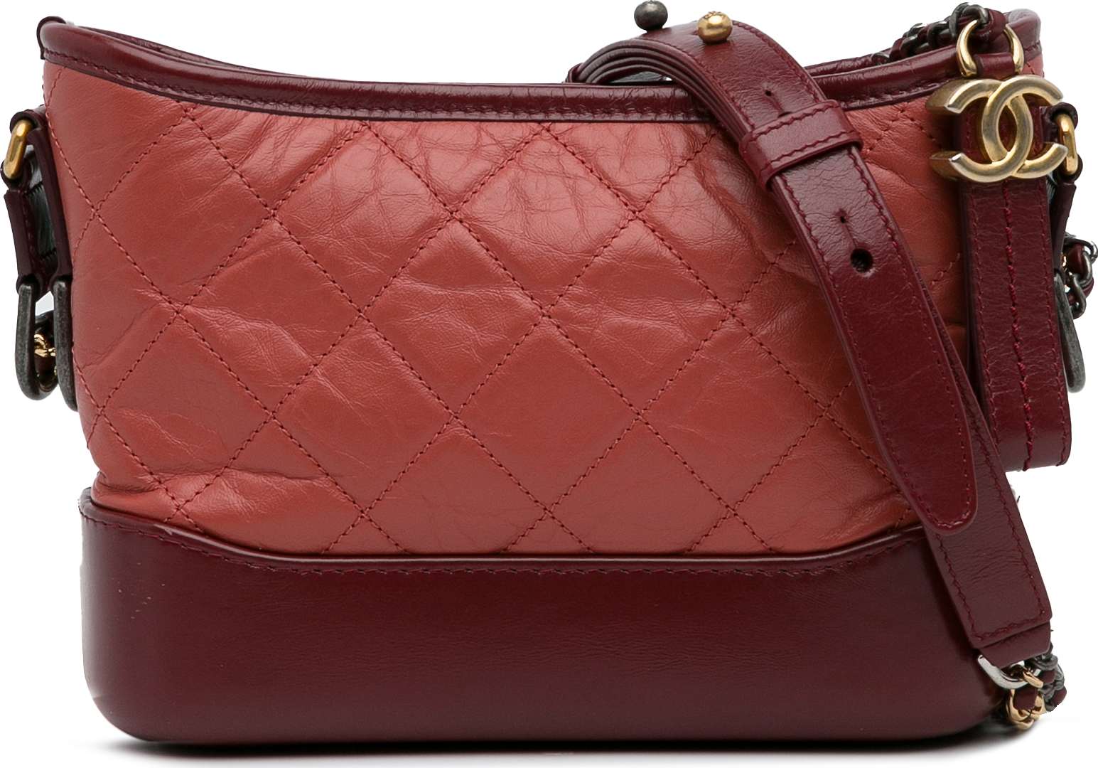 Chanel Small Chevron Lambskin Gabrielle Crossbody