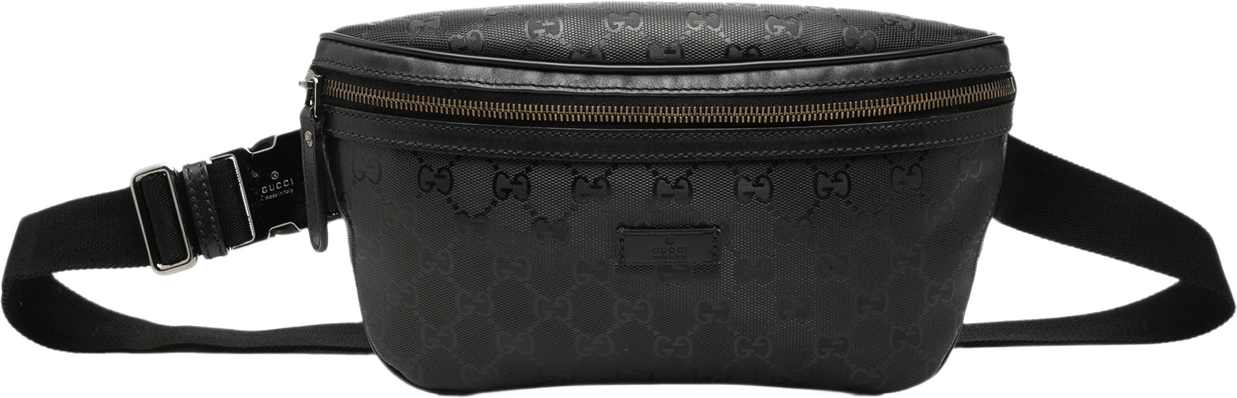 Gucci Gg Imprime Belt Bag, från Luxclusif, i färgen svart.