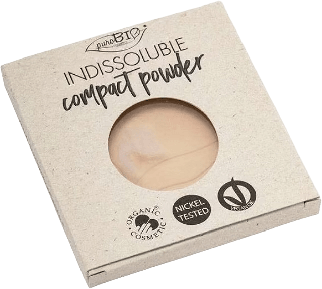 Indissoluble Compact Powder - Refill, från PuroBio, i färgen 04 refill.