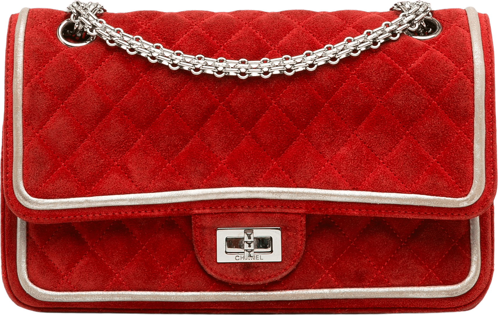 Chanel Medium Suede Re-issue 2.55 Double Flap
