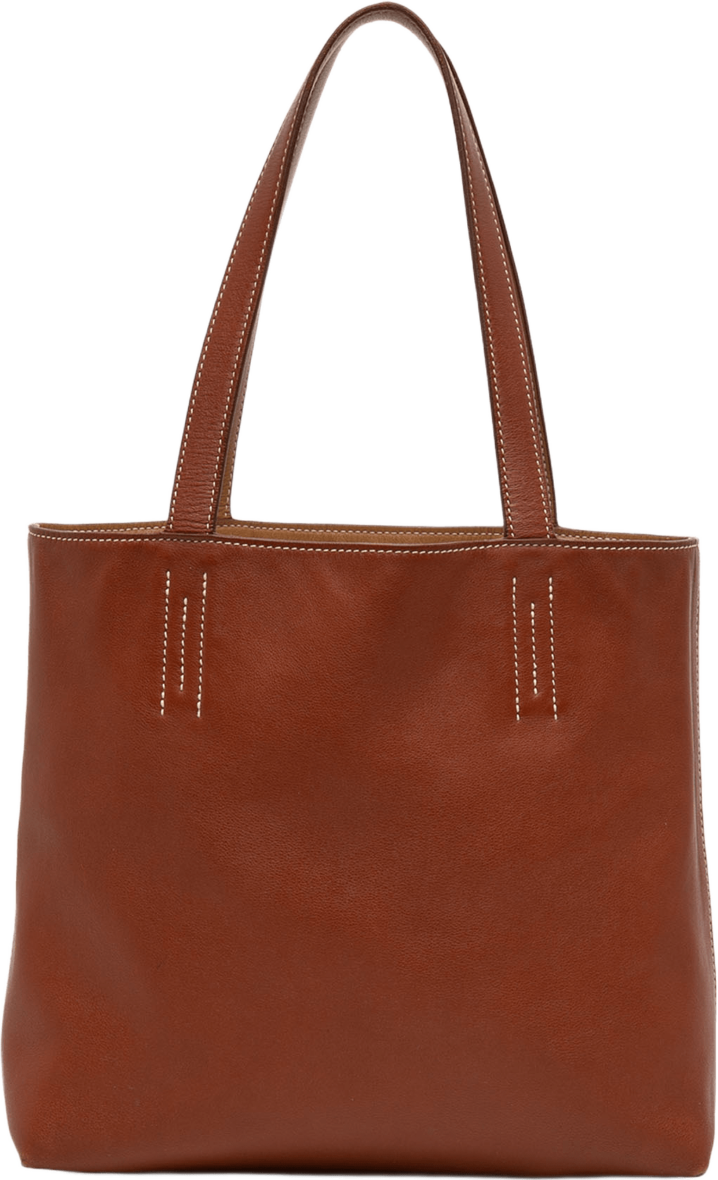 Hermès Swift And Veau Sikkim Double Sens 28, från Luxclusif, i färgen brun.