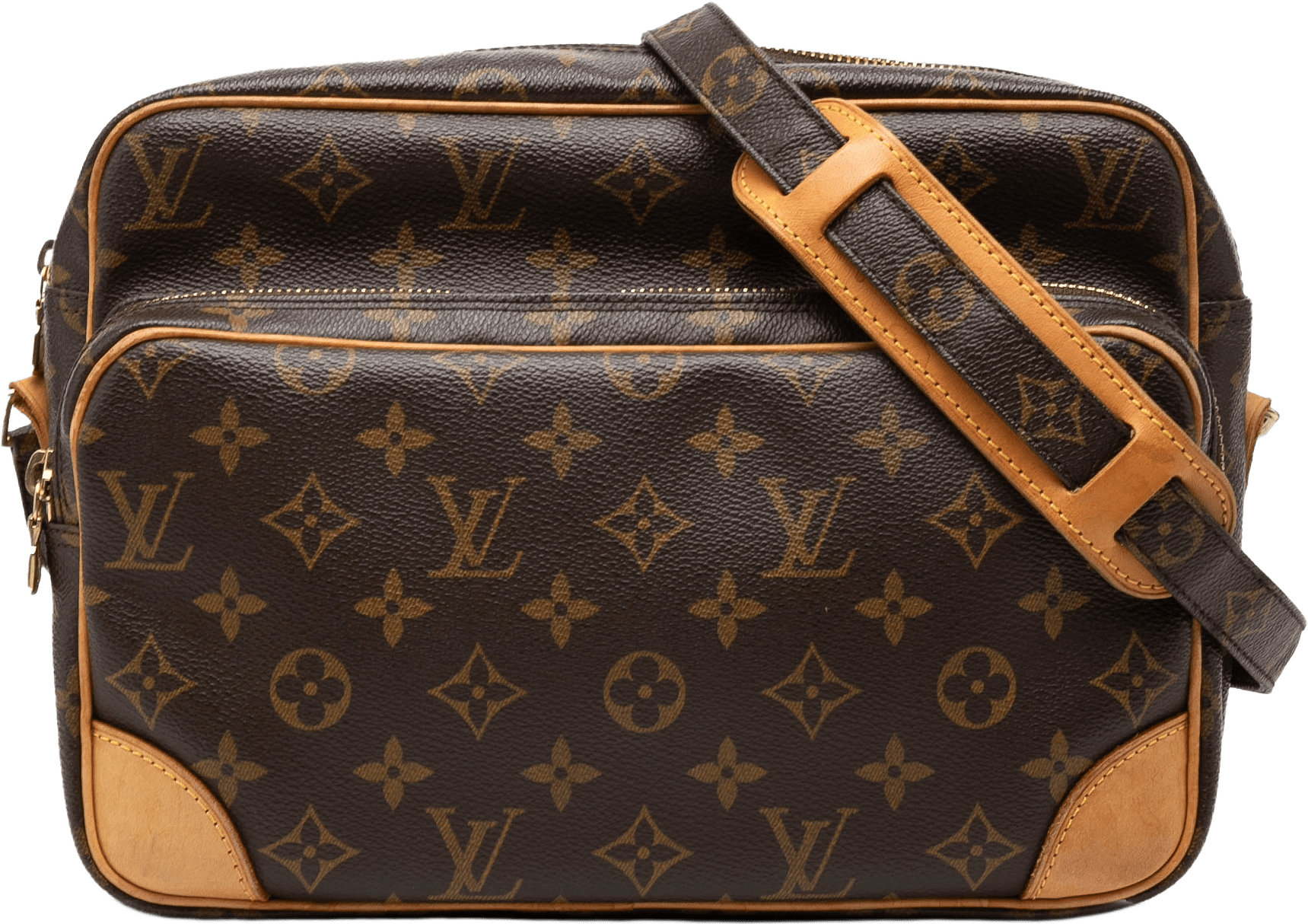 Louis Vuitton Monogram Nil Crossbody, från Luxclusif, i färgen brown.