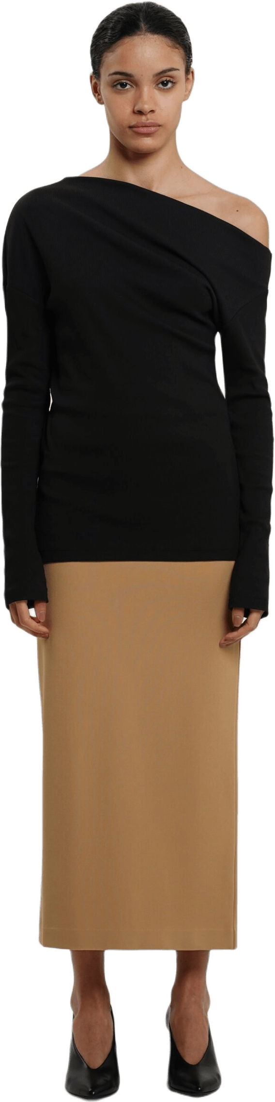 Lala Skirt - Camel, från Residus, i färgen beige.