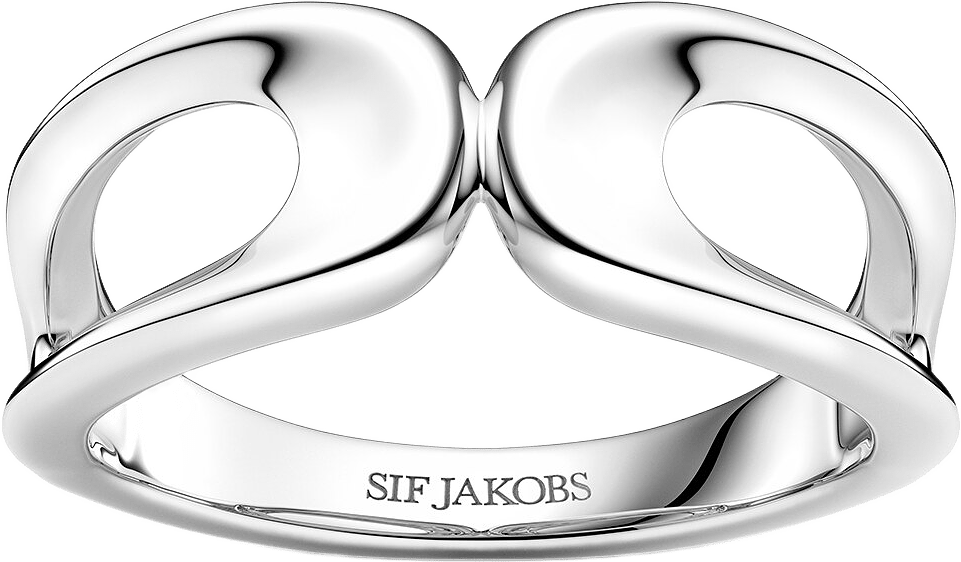 Borsa Due Piccolo Ring, från Sif Jakobs Jewellery, i färgen silver.