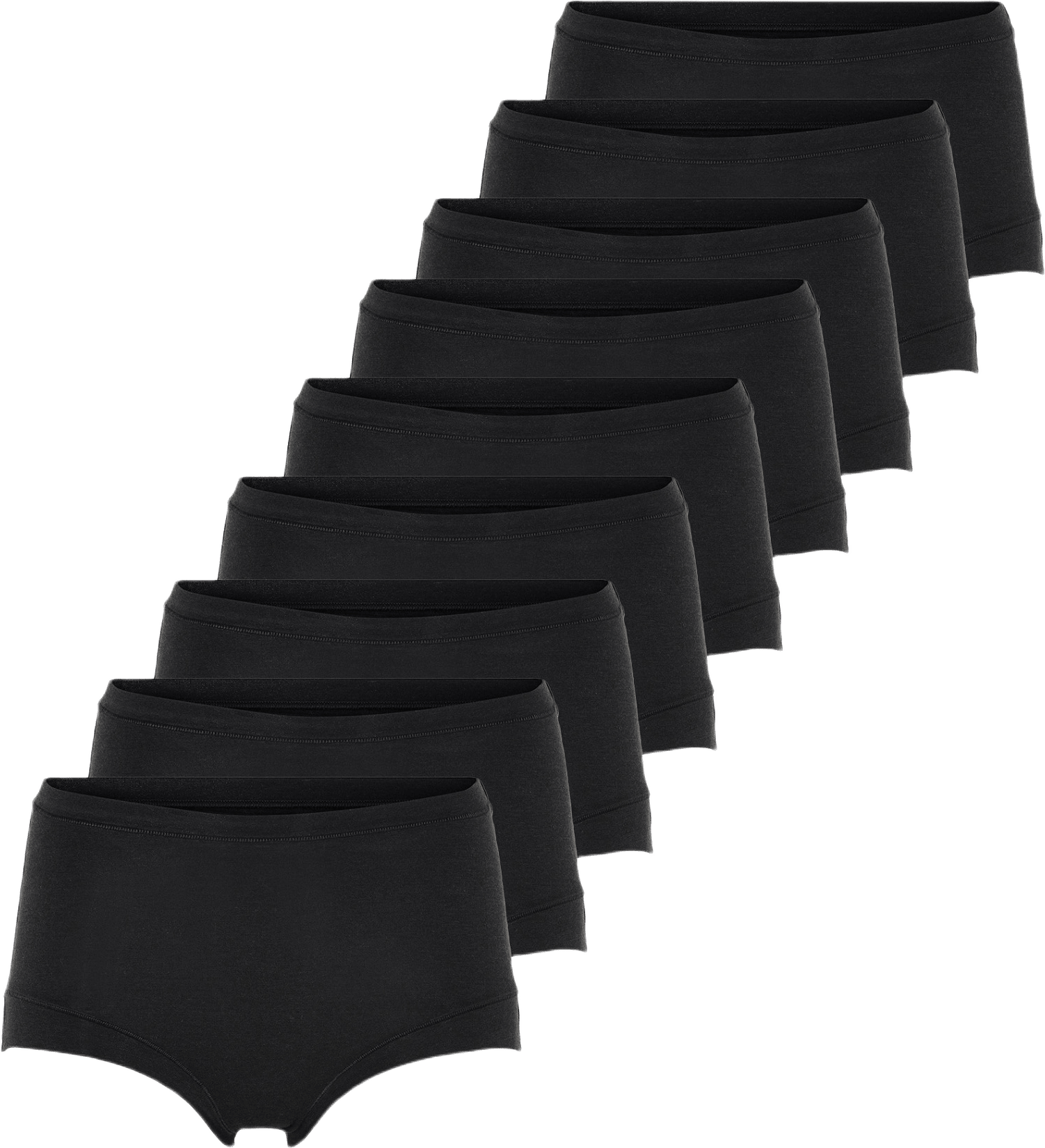 Bambu, Maxi Brief, 9-pack, Svart