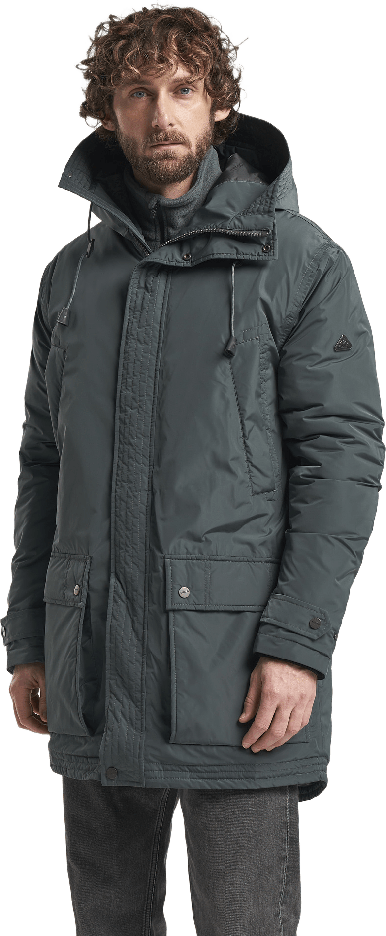 Himalaya 24 Parka Men, från Tenson, i färgen grågrön.