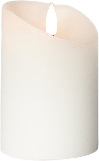 Maya Led Blockljus Ø7,5, från Led Nordic, i färgen white.