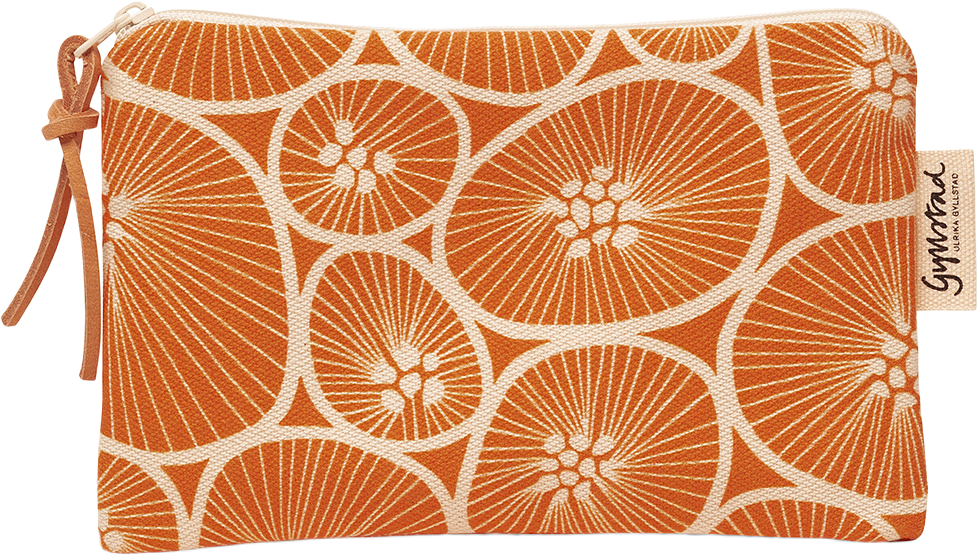 Makeup-väska Korall, Small, från Gyllstad, i färgen orange.