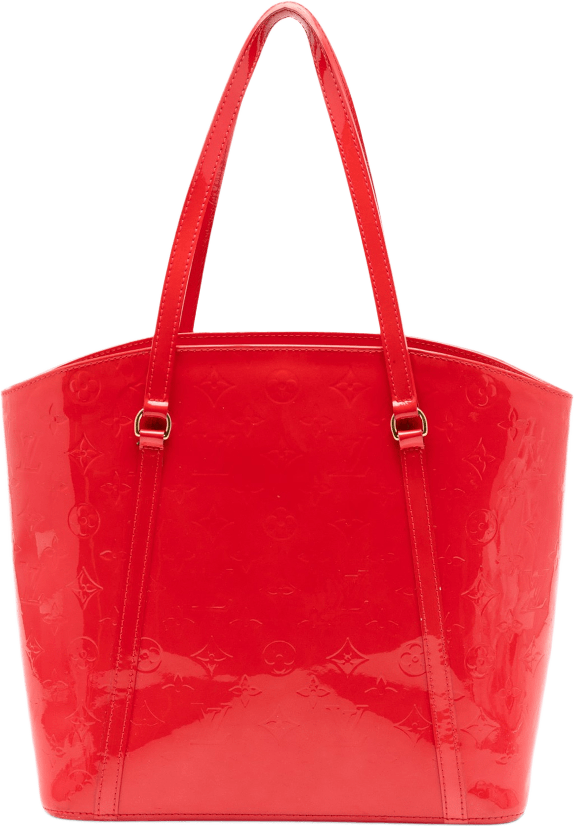 Louis Vuitton Monogram Vernis Avalon Gm, från Luxclusif, i färgen red.