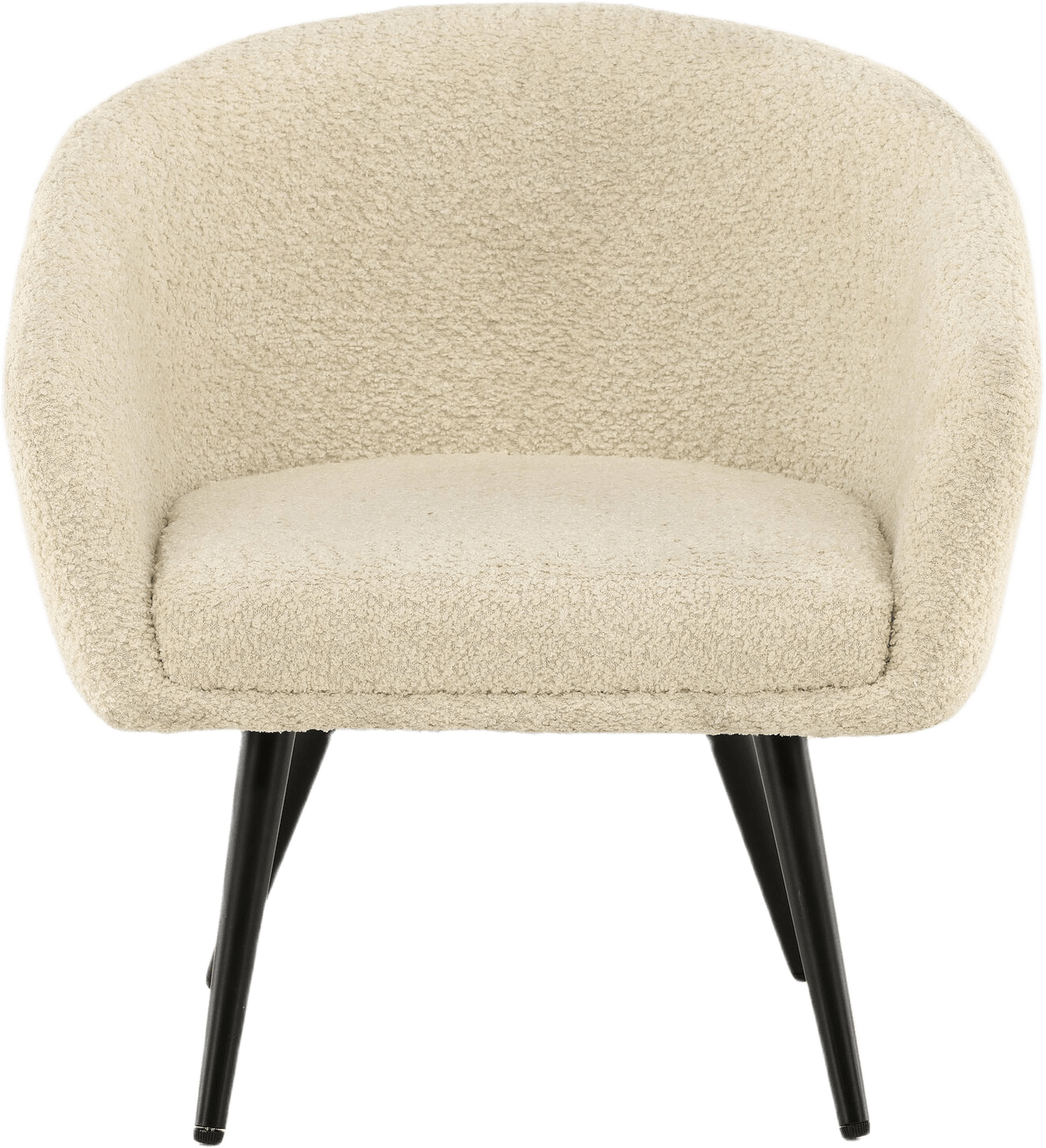 Fluffy Barn Soffa 1-sits, från Venture Home, i färgen black,white.