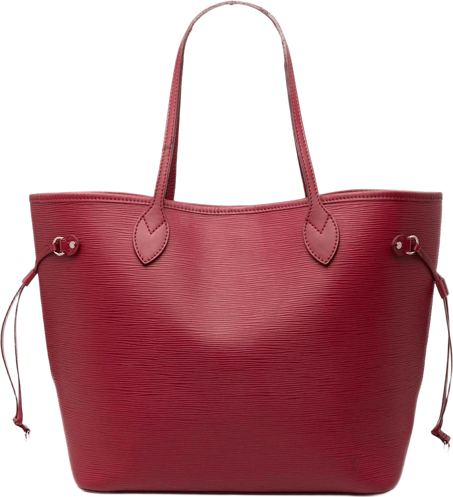 Louis Vuitton Epi Neverfull Mm, från Luxclusif, i färgen röd.