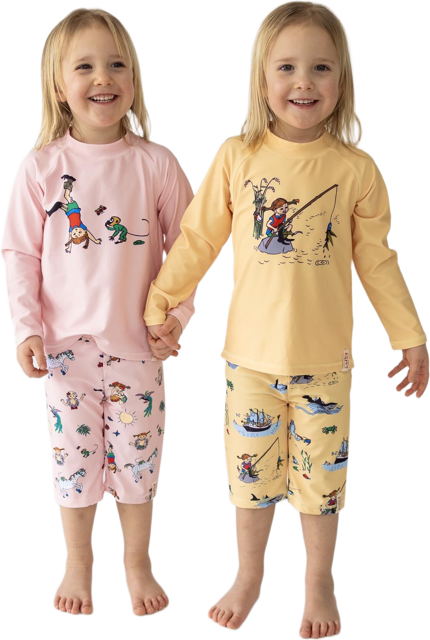 Uv-set Pippi Långstrump., från Geggamoja, i färgen rosa.
