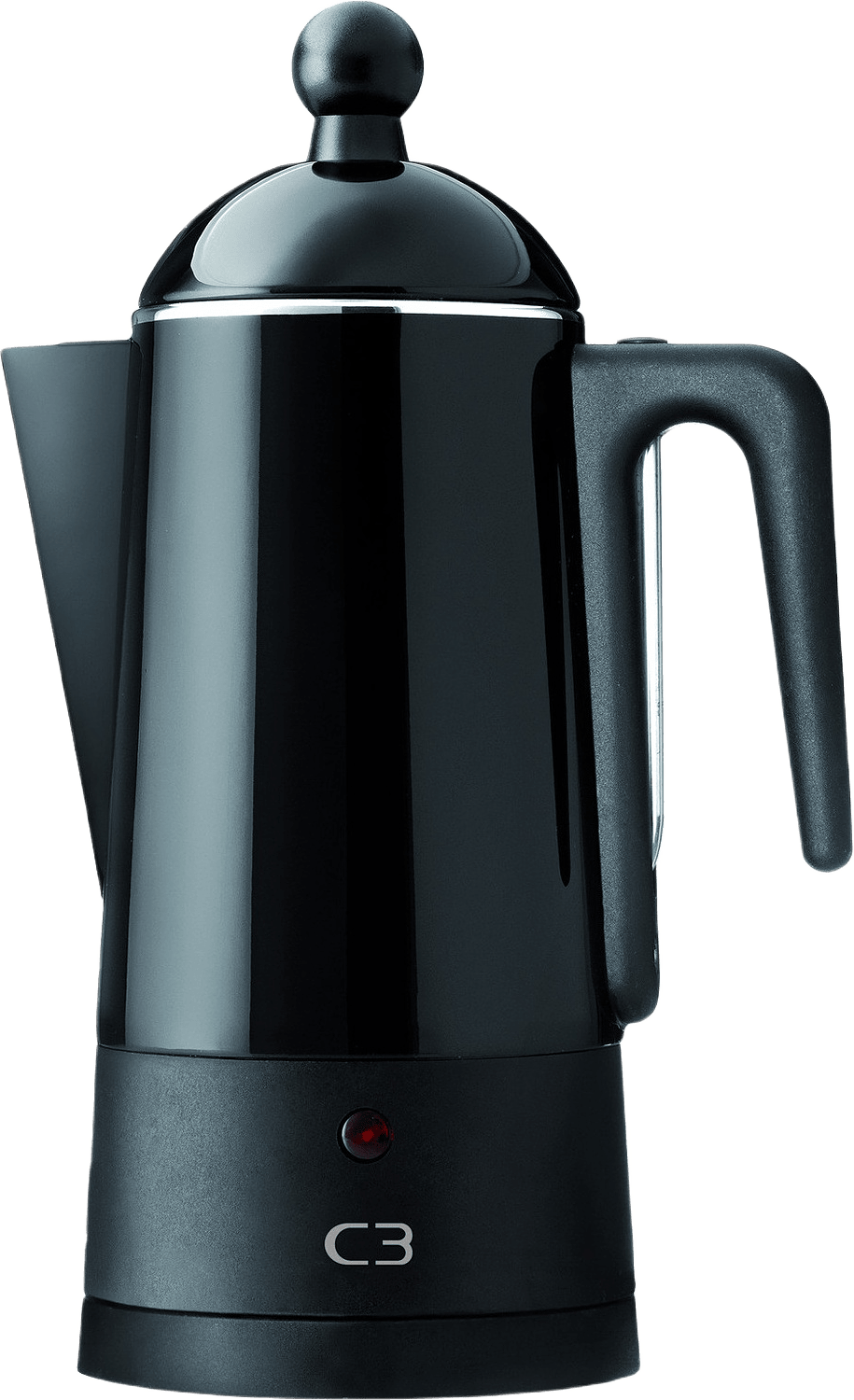 Perkolator Design 10kp, från C3, i färgen svart.