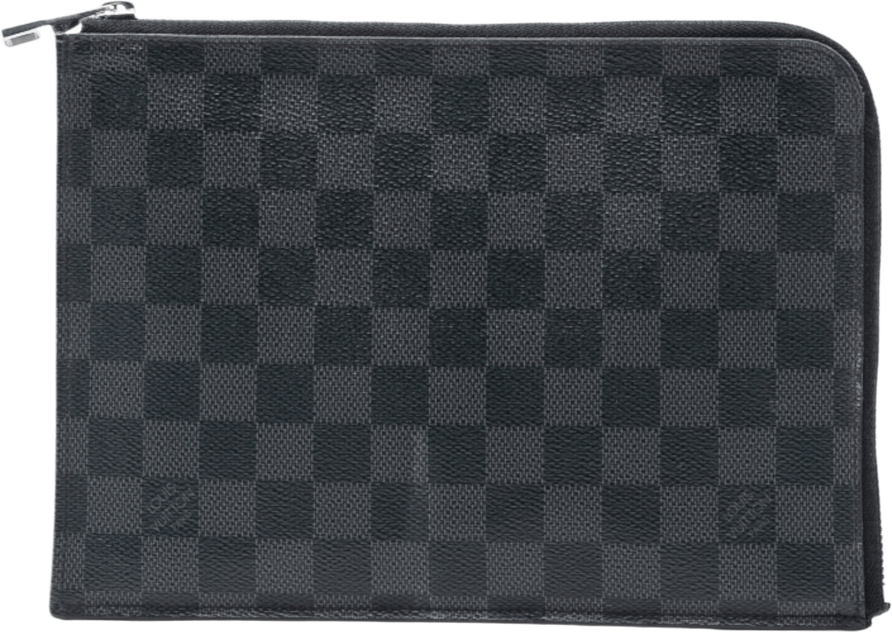 Louis Vuitton Damier Graphite Pochette Jour Pm, från Luxclusif, i färgen black.