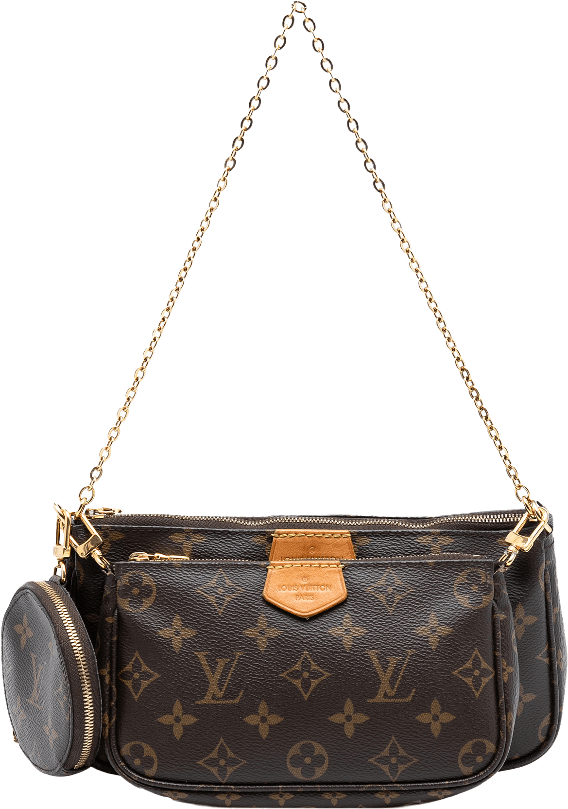 Louis Vuitton Monogram Multi Pochette Accessoires, från Luxclusif, i färgen brown.