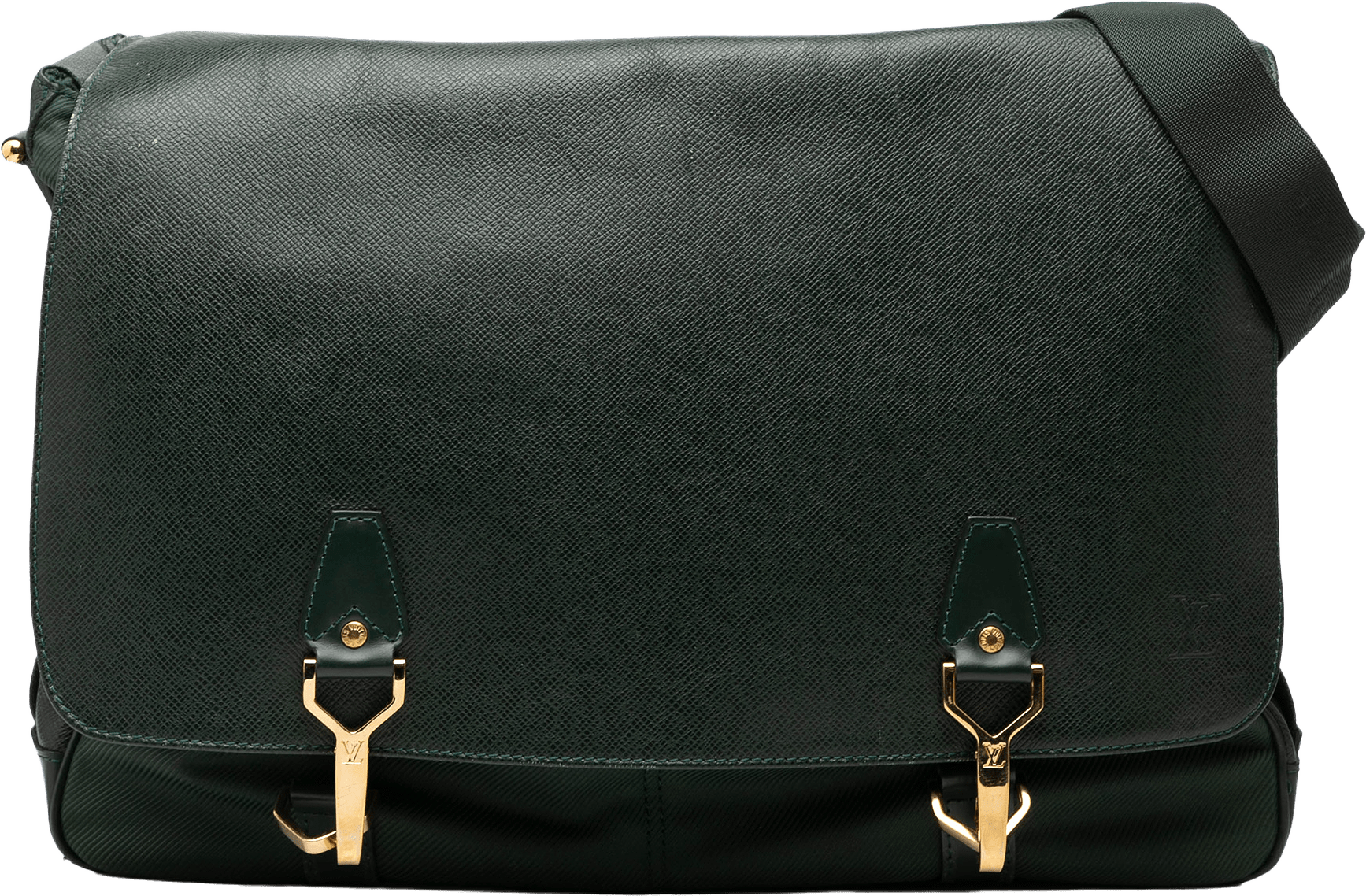 Louis Vuitton Taiga Dersou, från Luxclusif, i färgen dark green.