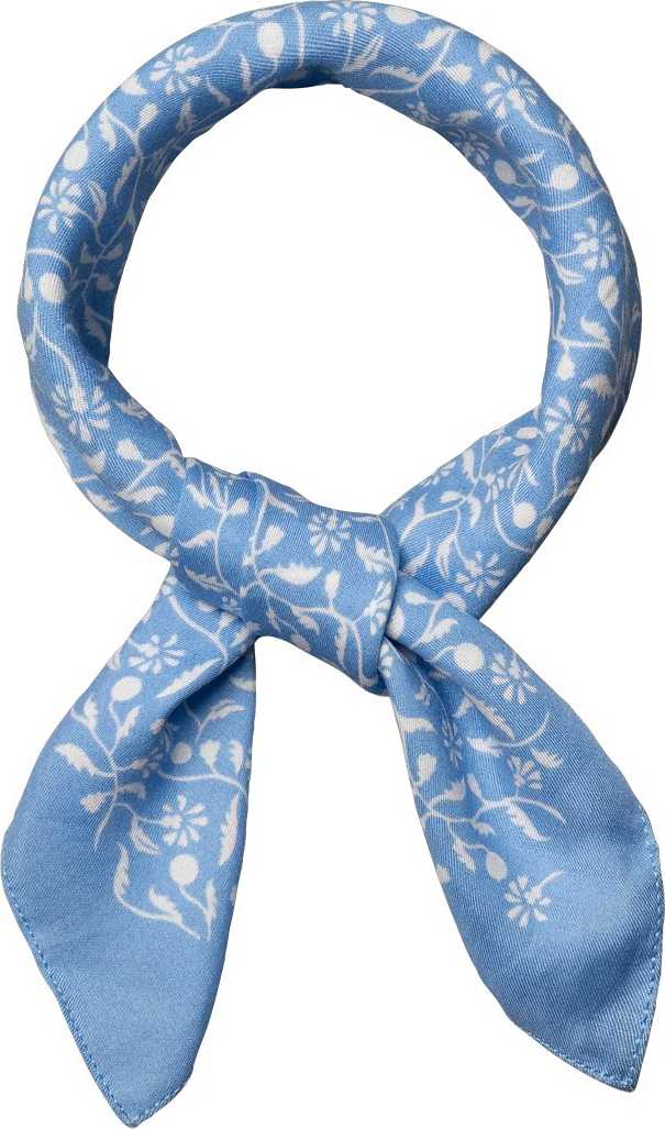 Bandana I Bomull-siden Med Blommönster