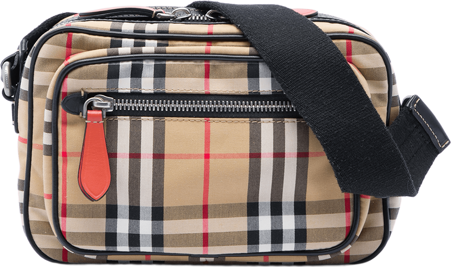 Burberry House Check Canvas Paddy Crossbody, från Luxclusif, i färgen beige.