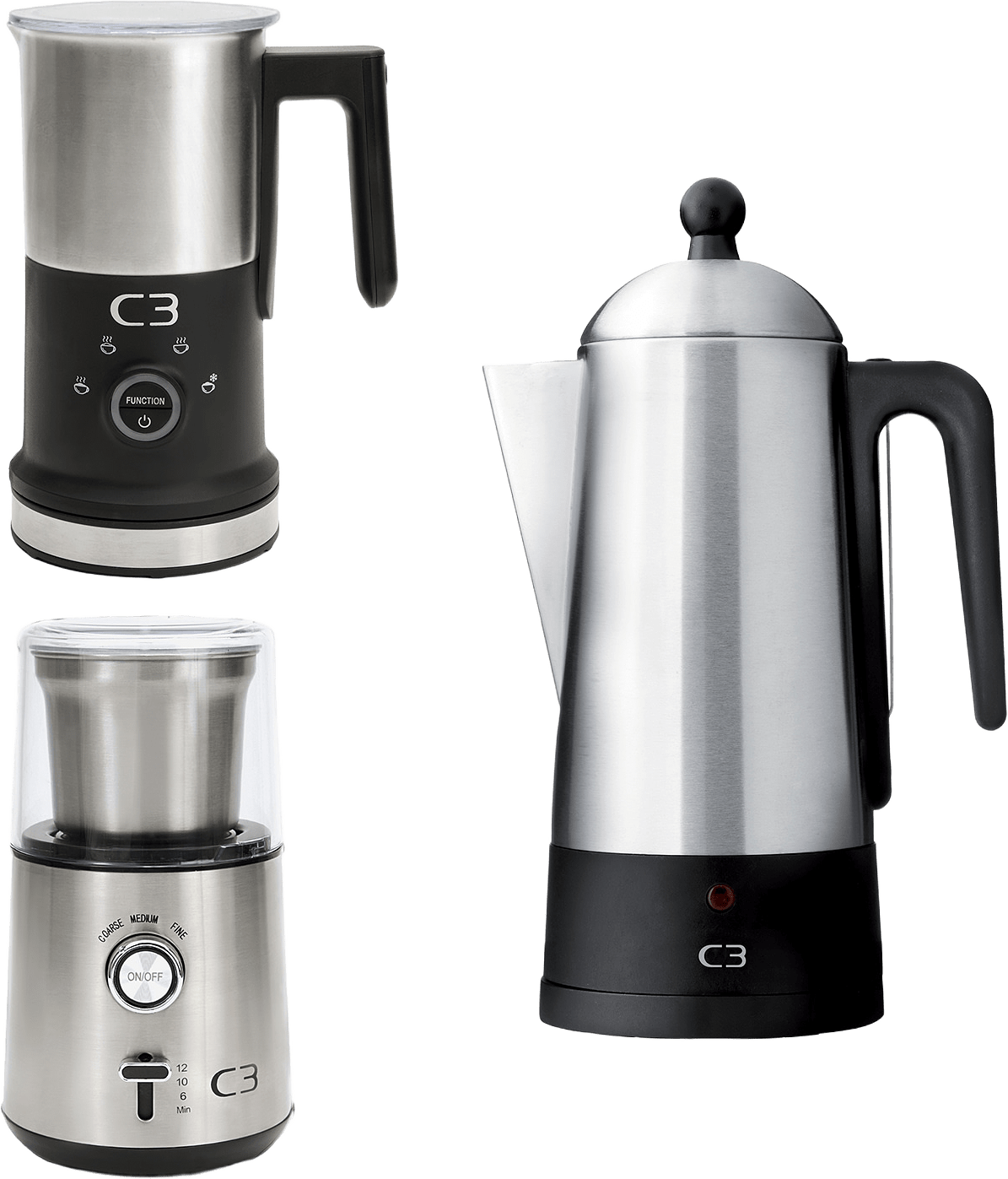 C3 Paket Designpaketet 10kp Rostfri, från C3, i färgen rostfritt.