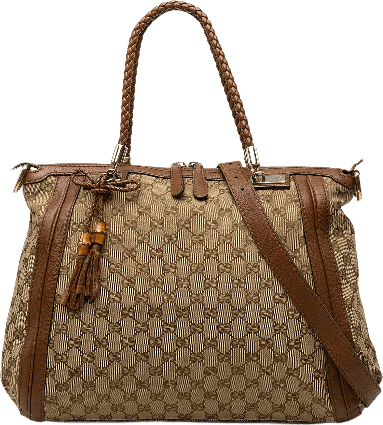 Gucci Gg Canvas Bella Convertible Tote, från Luxclusif, i färgen beige.