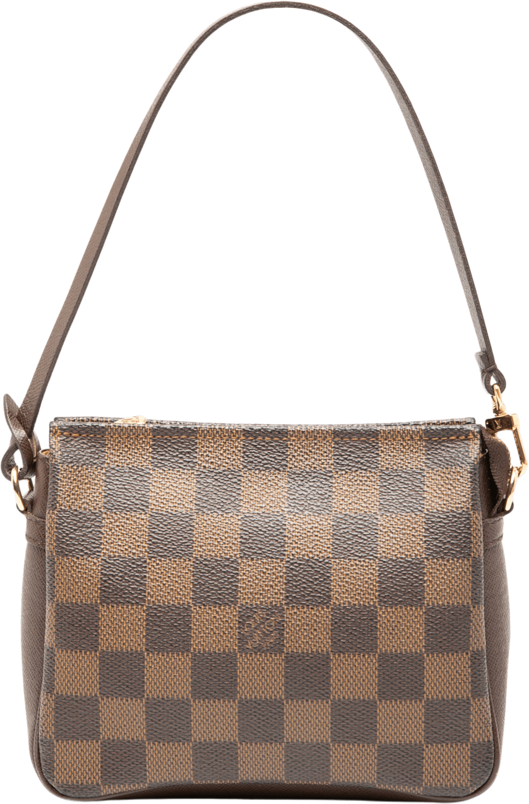 Louis Vuitton Damier Ebene Trousse Pochette, från Luxclusif, i färgen brown.