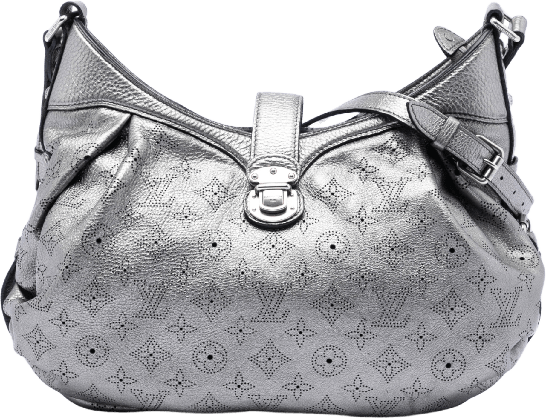 Louis Vuitton Monogram Mahina Xs, från Luxclusif, i färgen silver.
