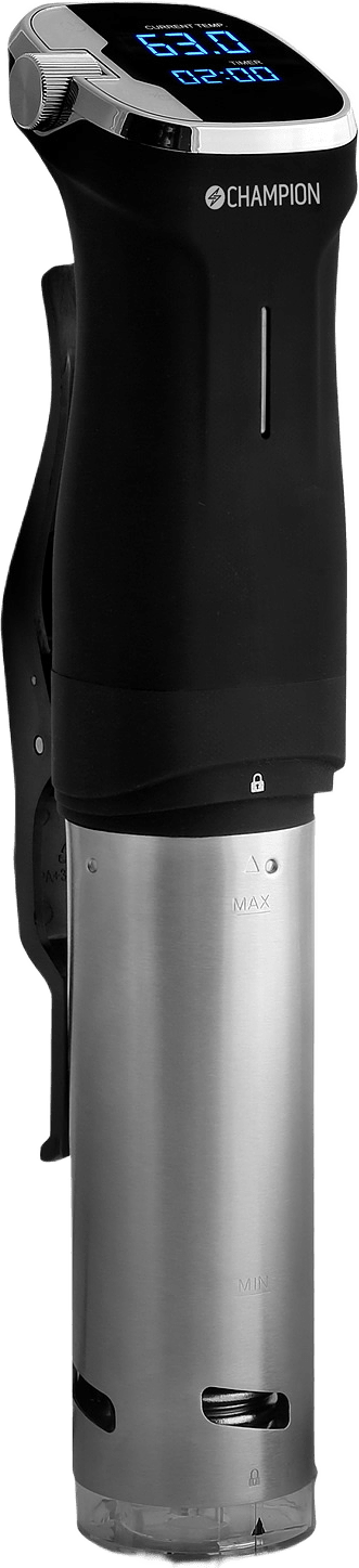 Sous Vide Precision Ipx7, från Champion Nordic, i färgen rostfri/svart.