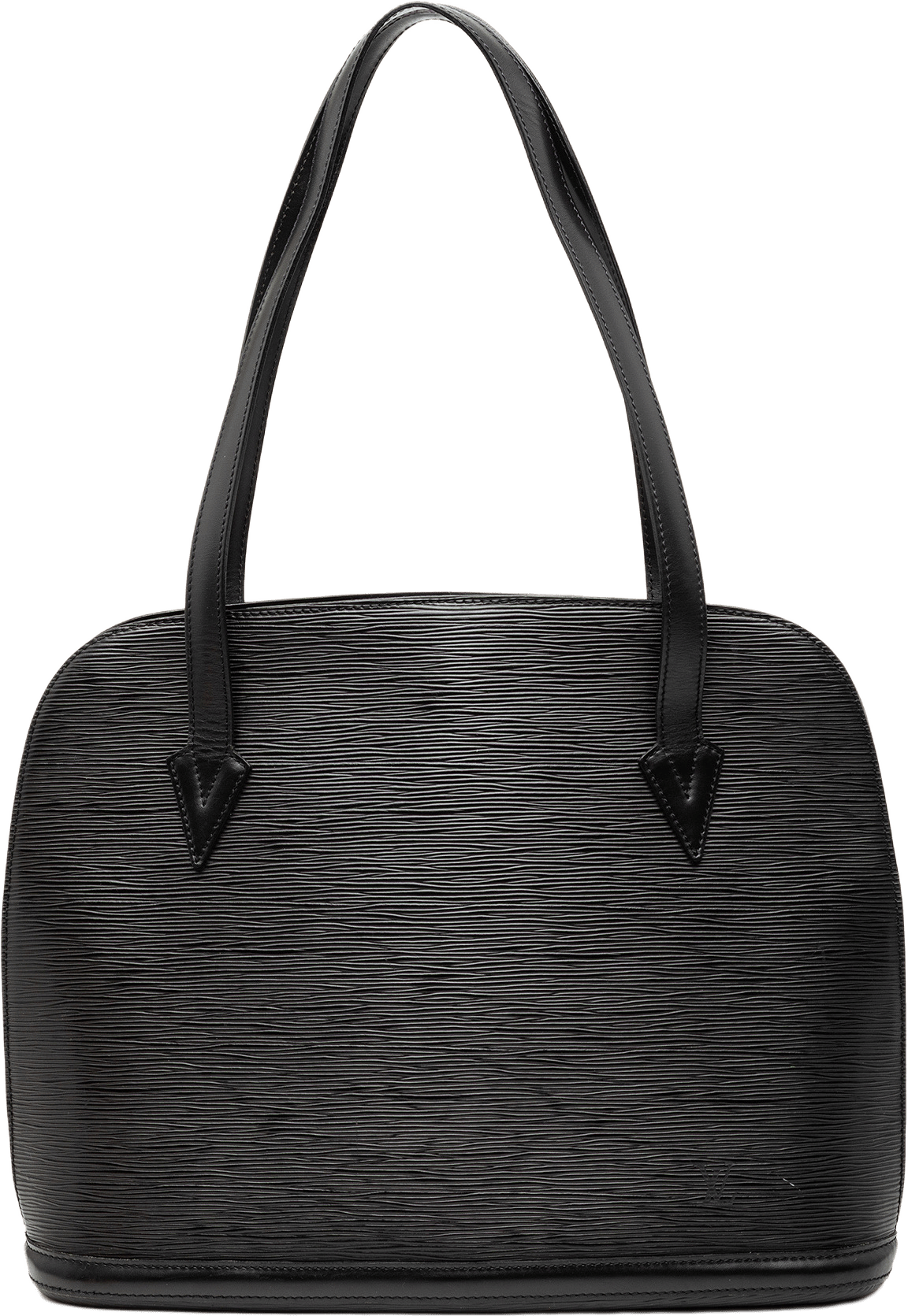 Louis Vuitton Epi Lussac, från Luxclusif, i färgen black.
