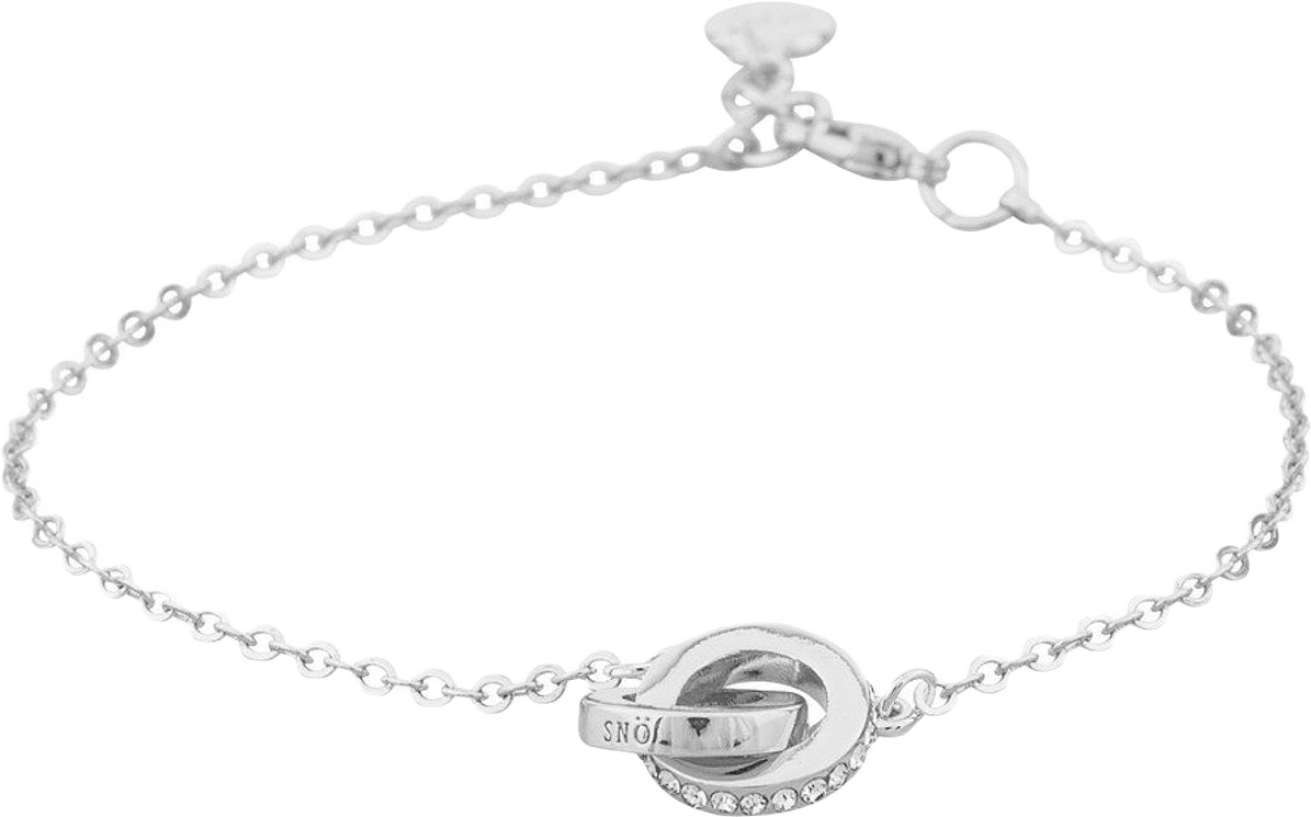 Connected Chain Bracelet, från SNÖ of Sweden, i färgen s/clear.