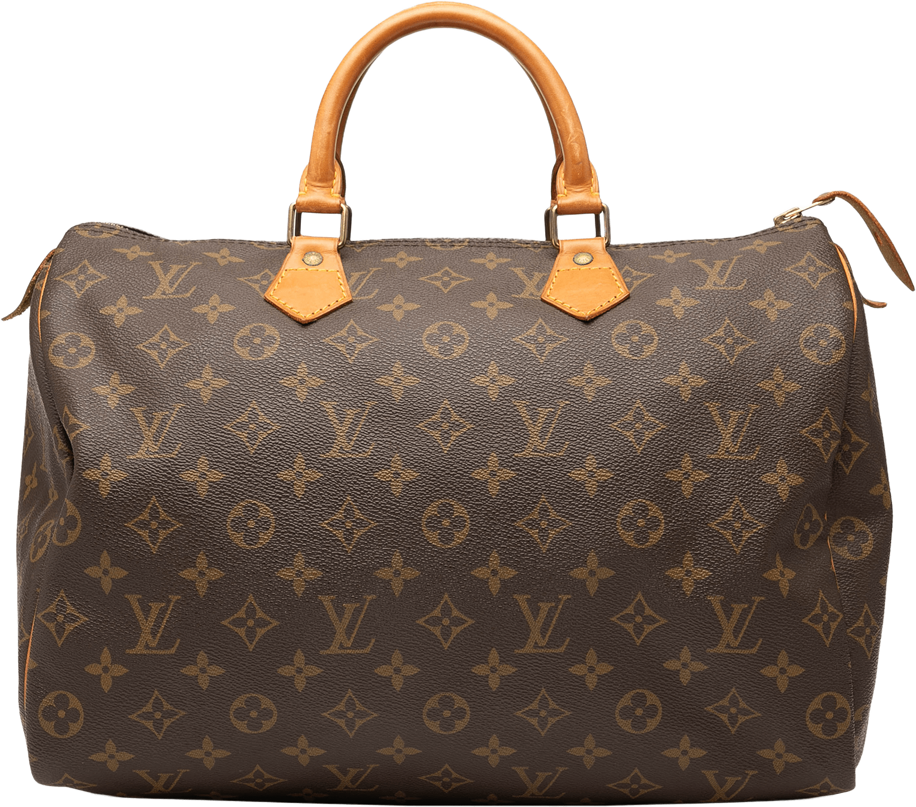Louis Vuitton Monogram Speedy 35, från Luxclusif, i färgen brown.