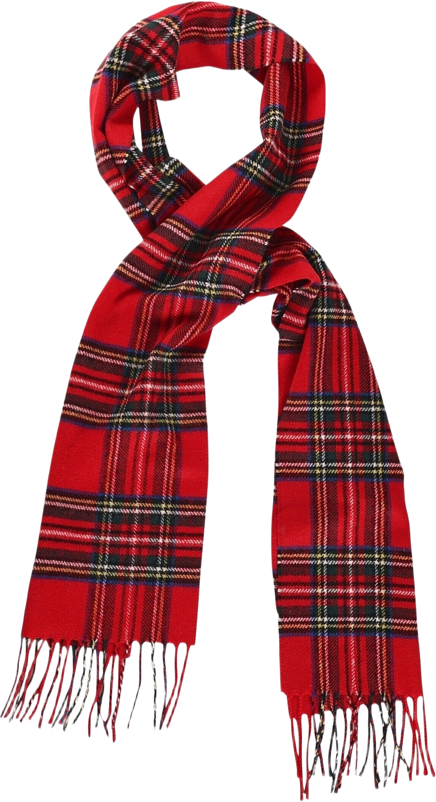 Scarf Royal Stewart Petite, från Newhouse, i färgen röd.