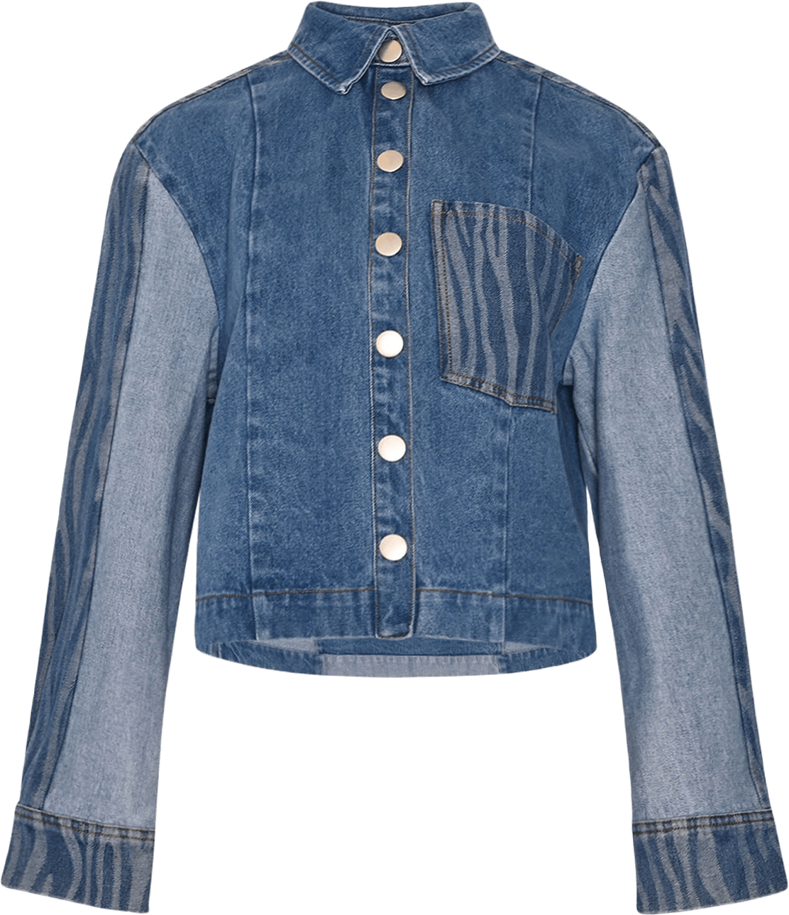 Kimbra Shirt - Patch Denim