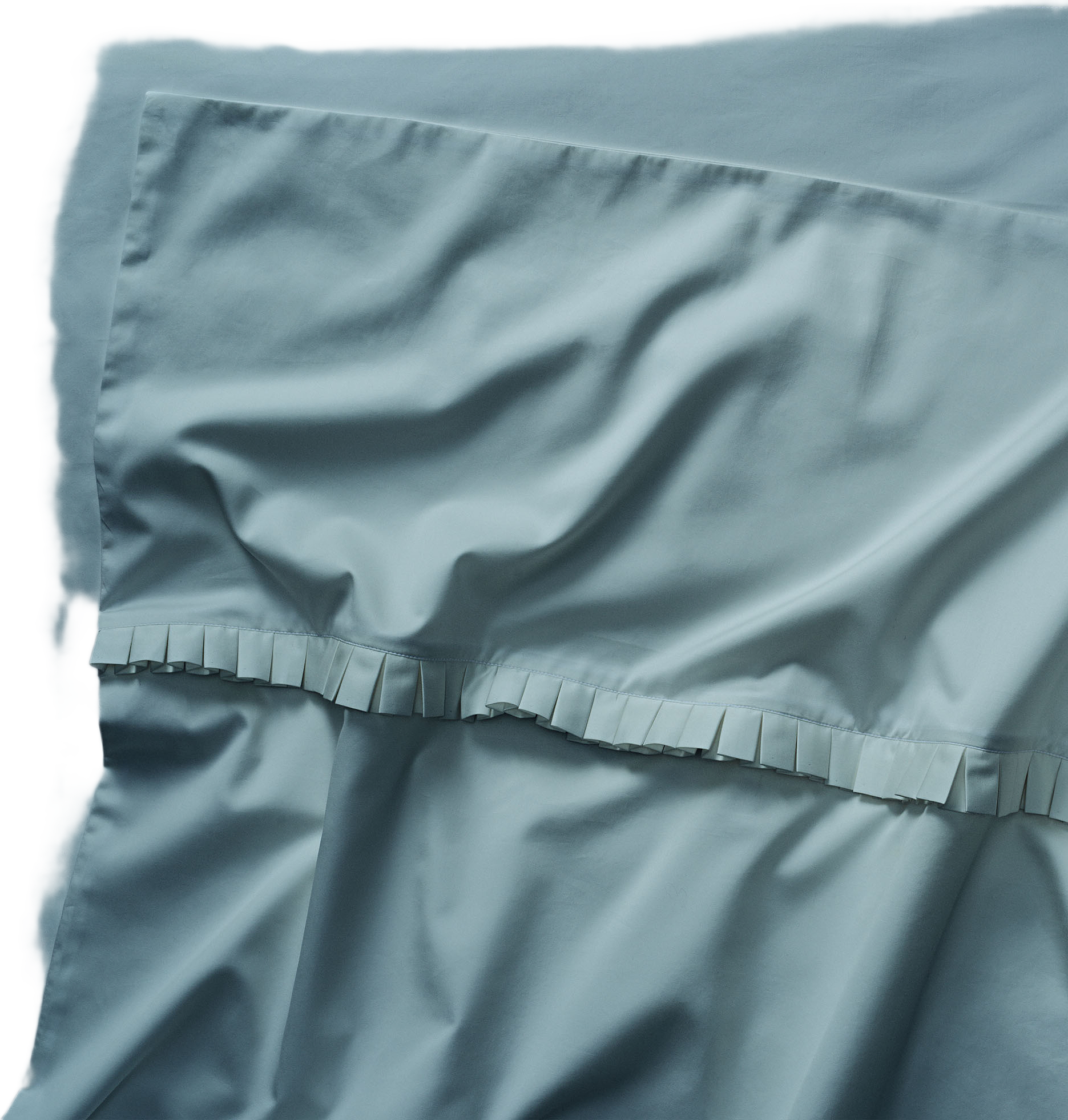 Empire Double Duvet Cover, från Ogland, i färgen oasis green.