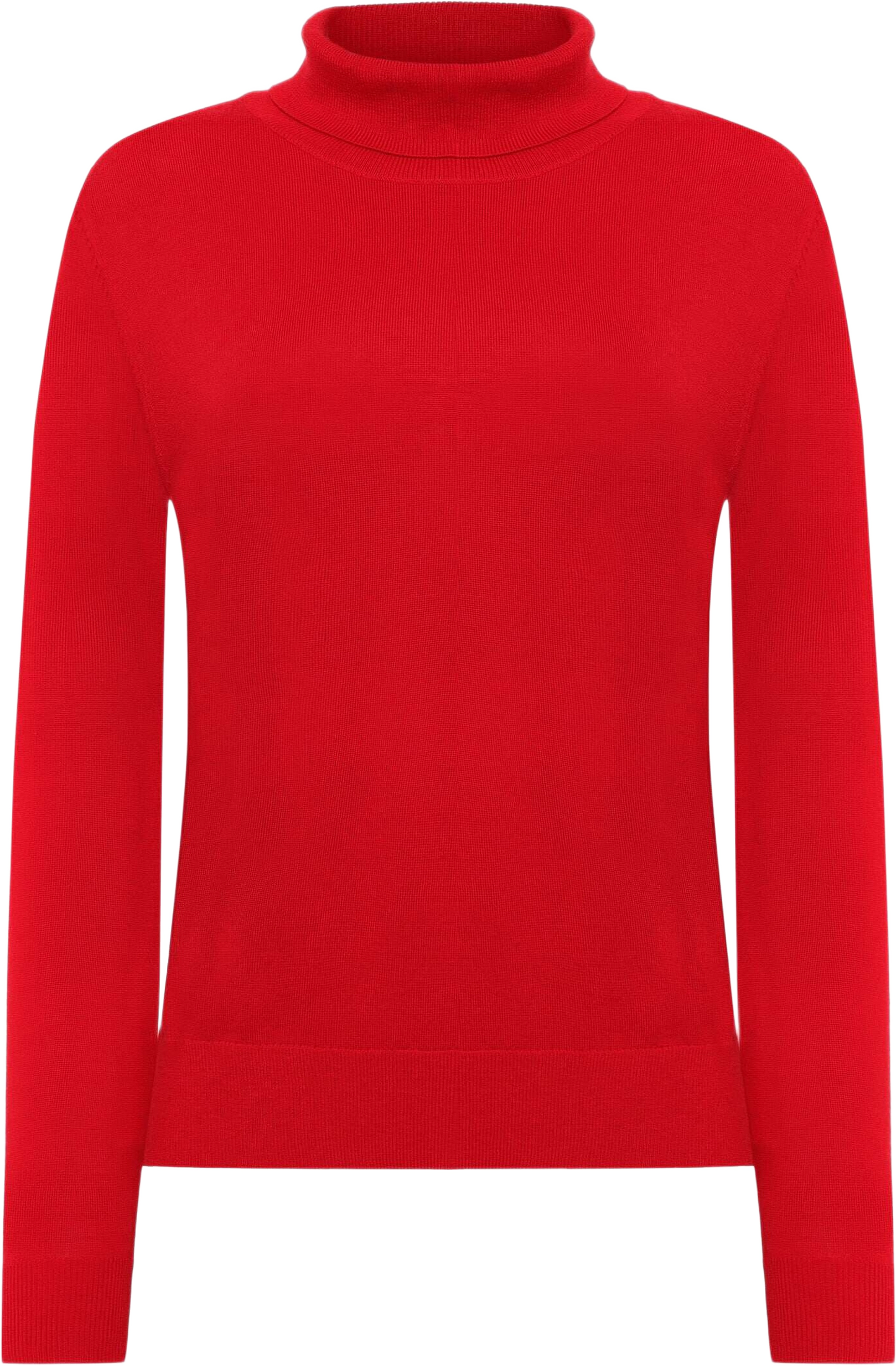Siri Merino Turtleneck, från Newhouse, i färgen röd.