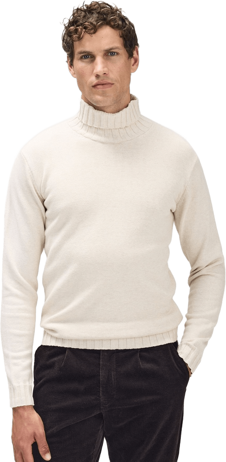 Cream White Turtleneck Elian