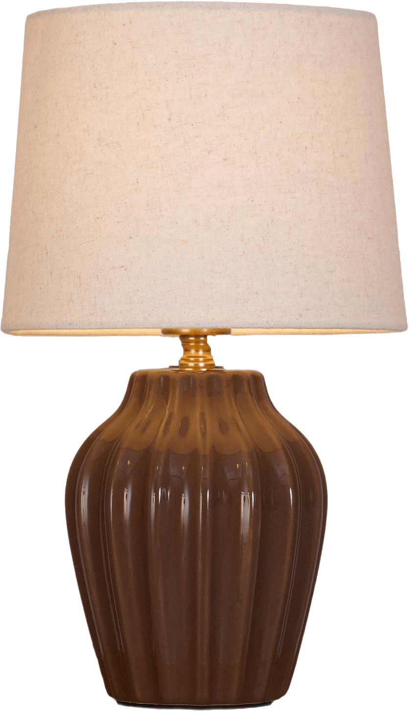 Lyon Bordslampa 31cm, från PR Home, i färgen brun.
