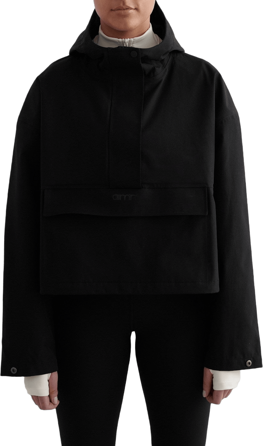 Black Waterproof Anorak
