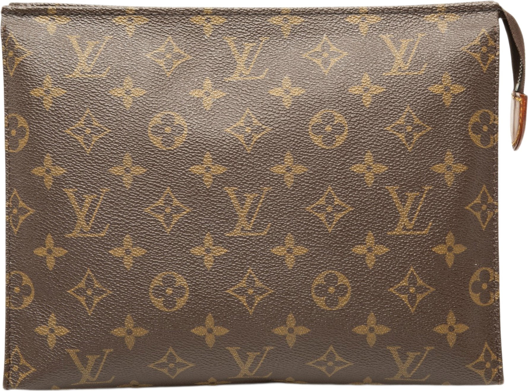 Louis Vuitton Monogram Toiletry Pouch 26, från Luxclusif, i färgen brun.