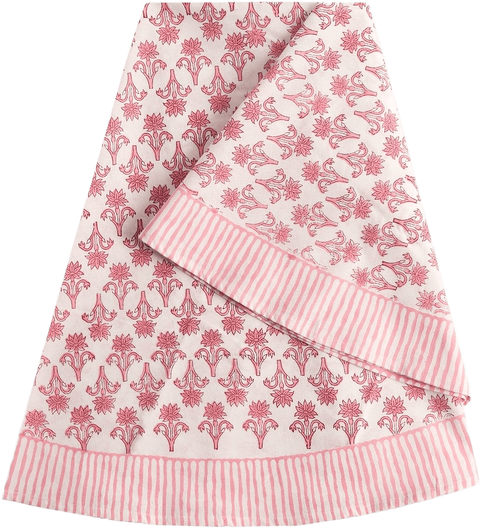 Lily Bordsduk - Rund 150 Cm, från Pick A Poppy, i färgen pink.