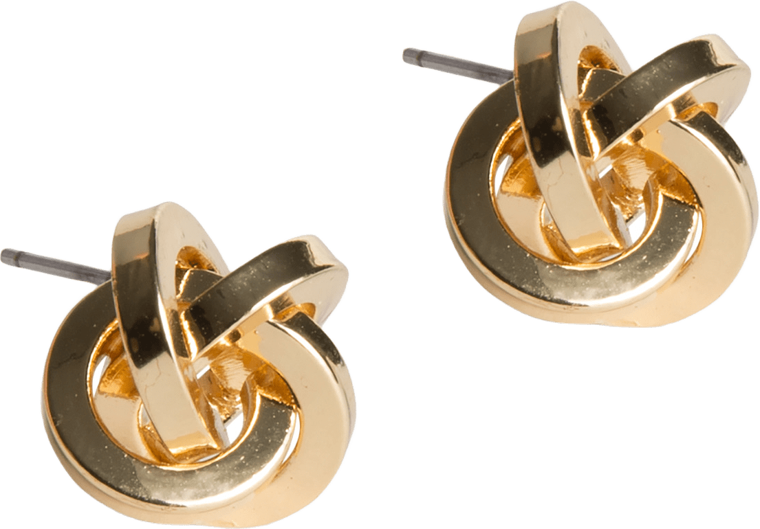 Knot Örhänge, från pfgSTOCKHOLM, i färgen guld.