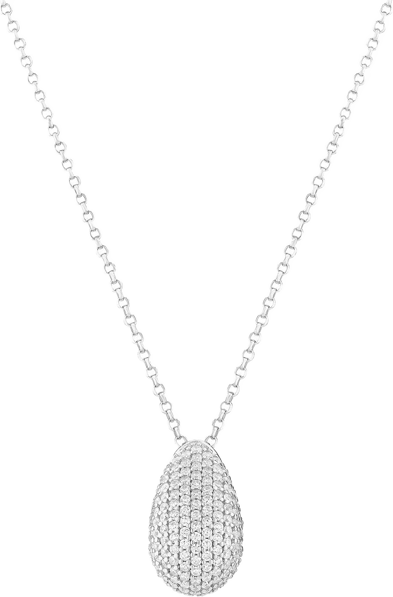 Halsband Goccia Altro, från Sif Jakobs Jewellery, i färgen silver.